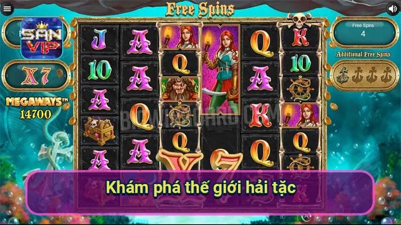 Nổ Hũ Pirate Kingdom Megaways - Phiêu Lưu Cùng Hải Tặc 7 kham-pha-the-gioi-hai-tac