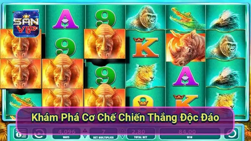 Nổ Hũ Raging Rhino - Trải Nghiệm Phiêu Lưu Hoang Dã Hấp Dẫn 6 kham-pha-co-che-chien-thang-doc-dao